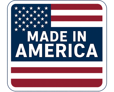 Made in America label design